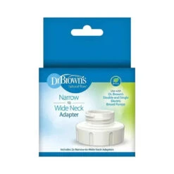 Dr. Brown's Narrow To Wide Neck Adapter For Electric Breast Pumps, 2Pk