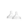 Dr. Brown's - 2Pk Options+ Level 3 Wide-Neck Silicone Bottle Nipples