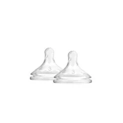 Dr. Brown's - 2Pk Options+ Level 3 Wide-Neck Silicone Bottle Nipples