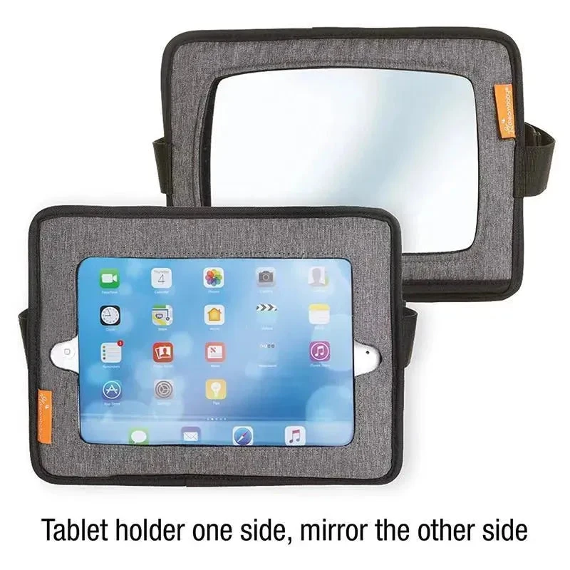 Dreambaby - Car Back Seat Tablet Holder & Mirror Grey 4 Dreambaby - Car Back Seat Tablet Holder & Mirror Grey - Image 2