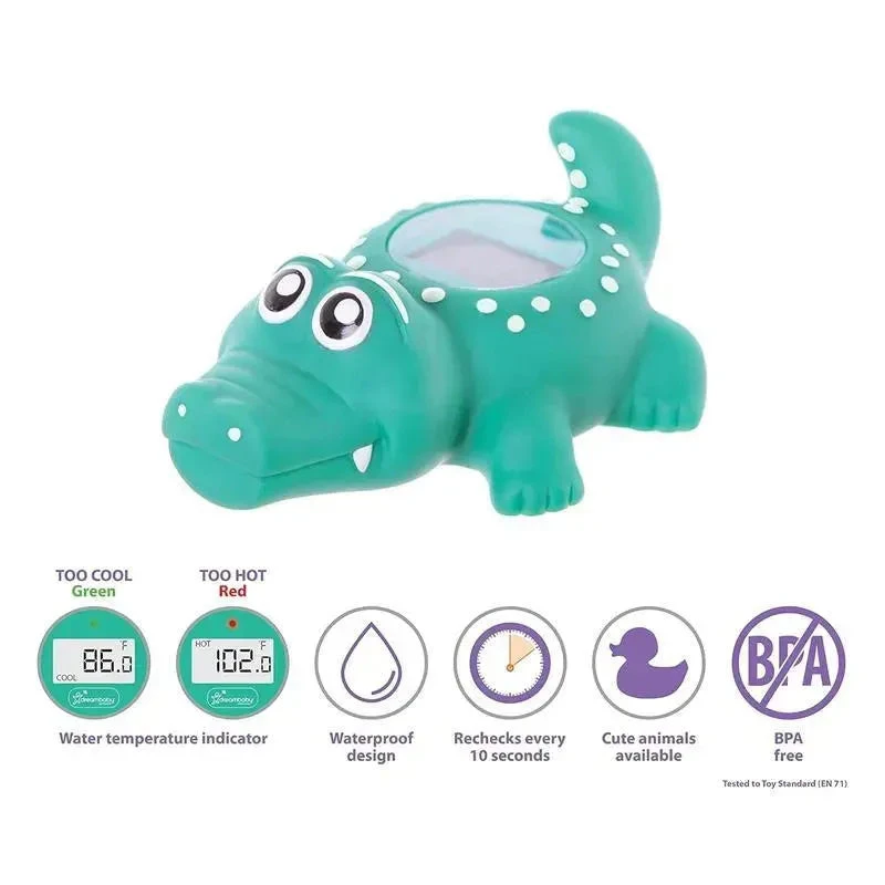 Dreambaby - Room & Bath Thermometer, Crocodile 5 Dreambaby - Room & Bath Thermometer, Crocodile - Image 3