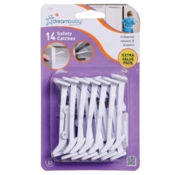 Dreambaby - 14Pk Secure Catches Safety Lock