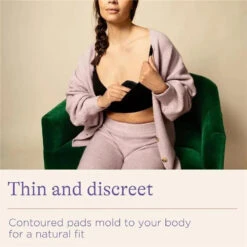 Emerson Healthcare - Lansinoh Reusable Nursing Pads, 8 Absorbent Nursing Pads, Pink And Black Pads -Macro Baby Store emerson healthcare lansinoh reusable nursing pads 8 absorbent nursing pads pink and black pads image 7