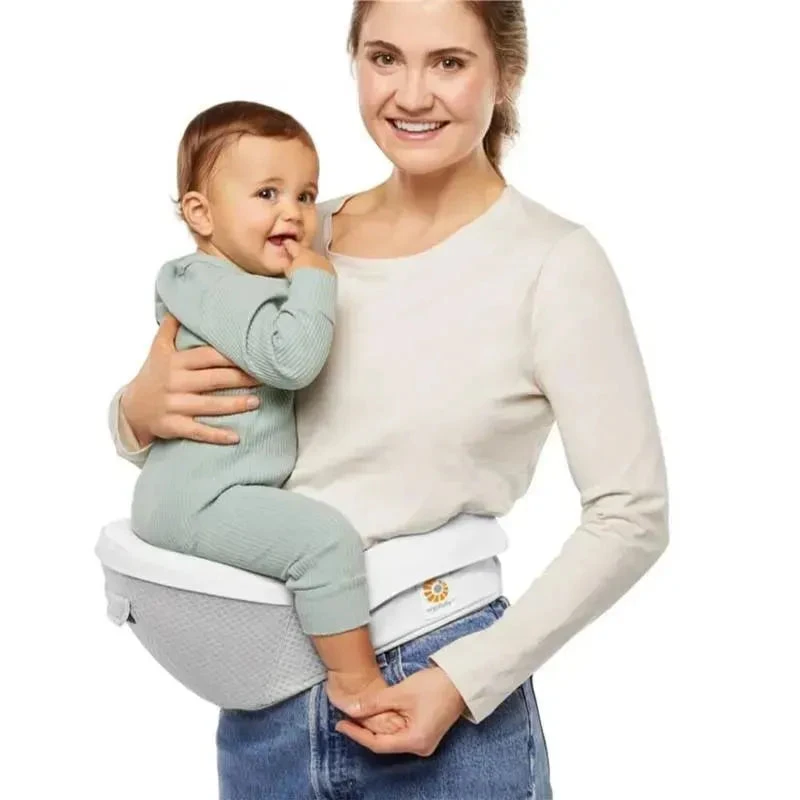 Ergobaby - Baby Carrier Alta Hip Seat, Pearl Grey 6 Ergobaby - Baby Carrier Alta Hip Seat, Pearl Grey - Image 4