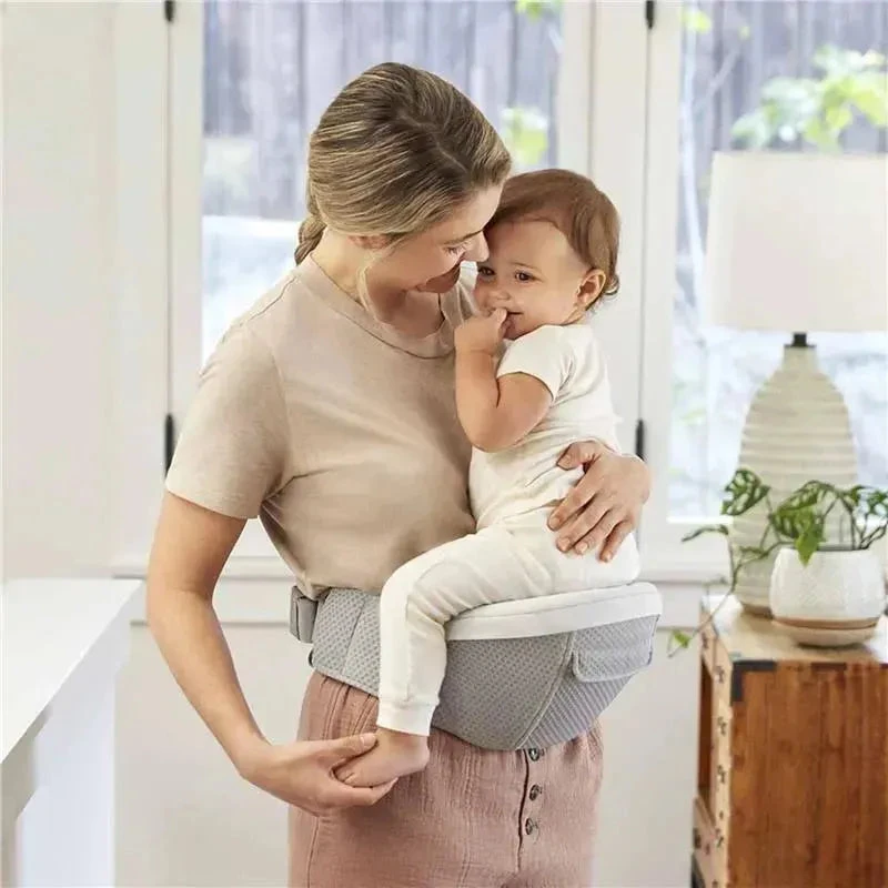 Ergobaby - Baby Carrier Alta Hip Seat, Pearl Grey 7 Ergobaby - Baby Carrier Alta Hip Seat, Pearl Grey - Image 5