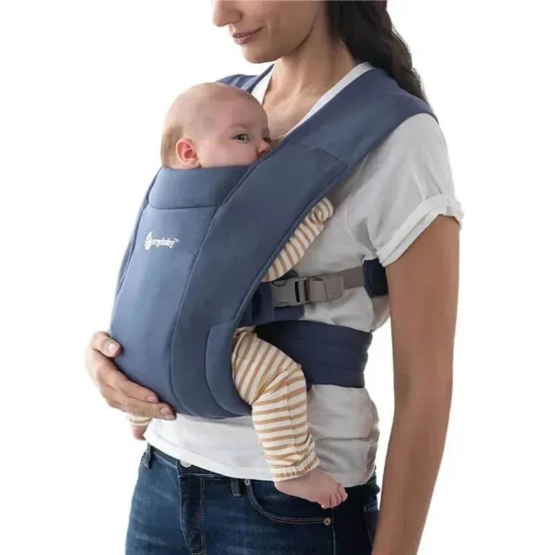 Ergobaby - Embrace Knit Newborn Carrier - Soft Navy 3 Ergobaby - Embrace Knit Newborn Carrier - Soft Navy