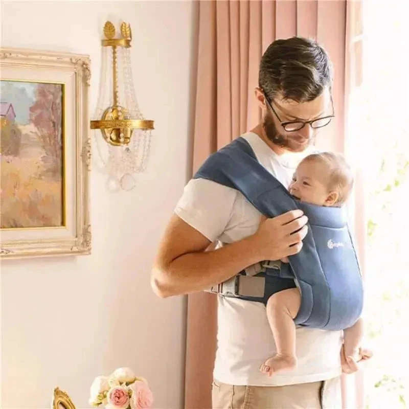 Ergobaby - Embrace Knit Newborn Carrier - Soft Navy 5 Ergobaby - Embrace Knit Newborn Carrier - Soft Navy - Image 3