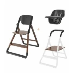 Ergobaby - Evolve High Chair, Dark Wood (Kitchen Helper Piece Is Sold Separately) 11 Ergobaby - Evolve High Chair, Dark Wood (Kitchen Helper Piece Is Sold Separately) -Macro Baby Store ergobaby evolve high chair kitchen helper bundle dark wood image 7