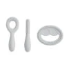 Ezpz - Oral Development Tools, Pewter 1 Ezpz - Oral Development Tools, Pewter -Macro Baby Store ezpz oral development tools pewter image 1