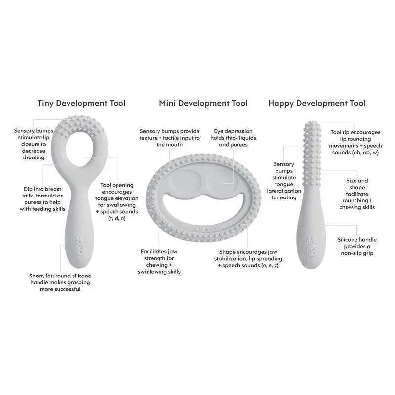 Ezpz - Oral Development Tools, Pewter 6 Ezpz - Oral Development Tools, Pewter - Image 4
