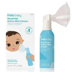 Frida Baby - NoseFrida Saline Mist Nasal Inhaler, Saline Inhaler Soothes Stuffy Nose And Sore Throat
