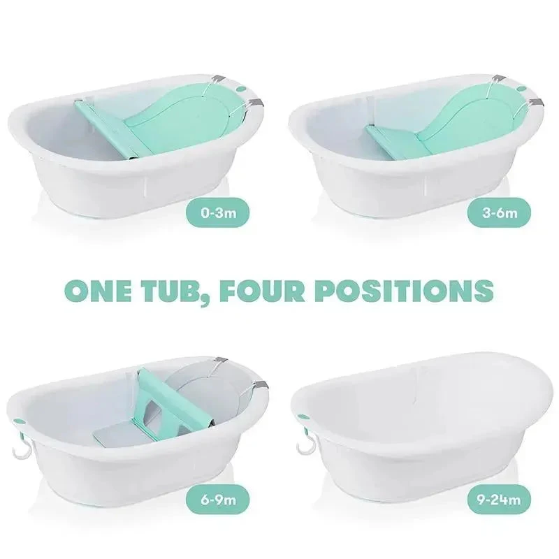 Fridababy - 4-In-1 Grow With Me Bath Tub 4 Fridababy - 4-In-1 Grow With Me Bath Tub - Image 2