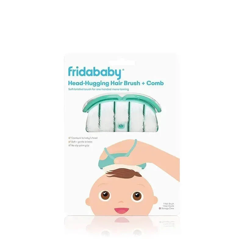 Fridababy - Infant Head-Hugging Hairbrush + Styling Comb Set 7 Fridababy - Infant Head-Hugging Hairbrush + Styling Comb Set - Image 5