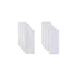 Gerber - 10Pk Flatfold Birdseye Diaper One Size, White
