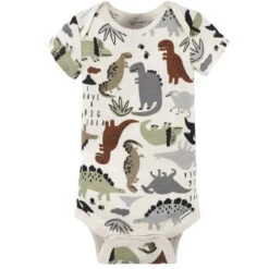Gerber - 4Pk Baby Short Sleeve Onesies - Boy Dino -Macro Baby Store gerber 4pk baby short sleeve onesies boy dino image 3