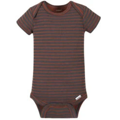 Gerber - 4Pk Baby Short Sleeve Onesies - Boy Dino -Macro Baby Store gerber 4pk baby short sleeve onesies boy dino image 4