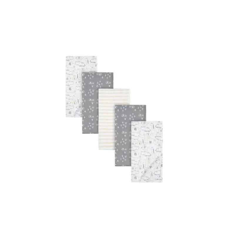 Gerber 5 Pack Baby Boy Safari Flannel Receiving Blankets 3 Gerber 5 Pack Baby Boy Safari Flannel Receiving Blankets