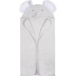 Gerber - Baby Hooded Bath Towel & Washcloths, Elephant 11 Gerber - Baby Hooded Bath Towel & Washcloths, Elephant -Macro Baby Store gerber baby hooded bath towel washcloths elephant image 3