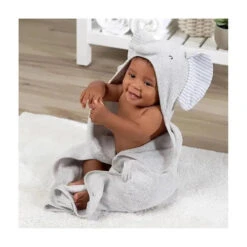 Gerber - Baby Hooded Bath Towel & Washcloths, Elephant 13 Gerber - Baby Hooded Bath Towel & Washcloths, Elephant -Macro Baby Store gerber baby hooded bath towel washcloths elephant image 5