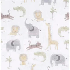 Gerber Bedding - 1Pk 2Ply Plush Blanket, Neutral Animals -Macro Baby Store gerber bedding 1pk 2ply plush blanket neutral animals image 5
