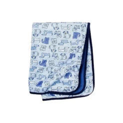 Gerber Bedding - 1Pk Plush Baby Blanket - Dog Mountains