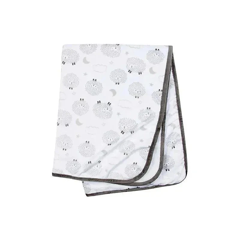 Gerber Bedding - 1Pk Plush Baby Blanket - Neutral Sheep Clouds 3 Gerber Bedding - 1Pk Plush Baby Blanket - Neutral Sheep Clouds