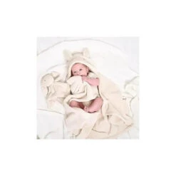 Gerber Bedding - 2Pc Security Blanket & Hooded Blanket Set, Bunny 11 Gerber Bedding - 2Pc Security Blanket & Hooded Blanket Set, Bunny -Macro Baby Store gerber bedding 2pc security blanket hooded blanket set bunny image 4