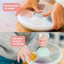 GoBe - Kids Original Snack Spinner Bundle With Hand Strap And Sticker Sheet, Grey 13 GoBe - Kids Original Snack Spinner Bundle With Hand Strap And Sticker Sheet, Grey -Macro Baby Store gobe kids original snack spinner bundle with hand strap and sticker sheet grey image 6