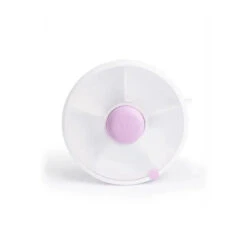 Gobe Kids - Small Snack Spinner Flip Travel Snack Box, Taro Purple