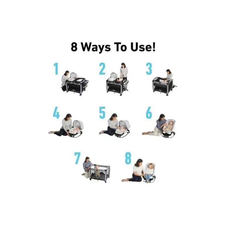 Graco - Pack 'n Play Rock 'n Grow Playard 4 Graco - Pack 'n Play Rock 'n Grow Playard - Image 2