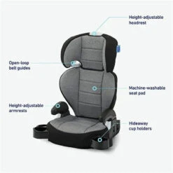 Graco - TurboBooster 2.0 Highback Booster Car Seat, Declan 11 Graco - TurboBooster 2.0 Highback Booster Car Seat, Declan -Macro Baby Store graco turbobooster 2 0 highback booster car seat declan image 5