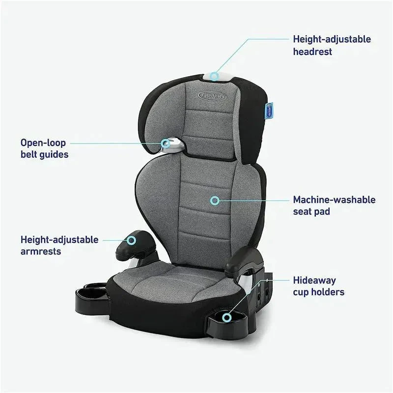 Graco - TurboBooster 2.0 Highback Booster Car Seat, Declan 7 Graco - TurboBooster 2.0 Highback Booster Car Seat, Declan - Image 5
