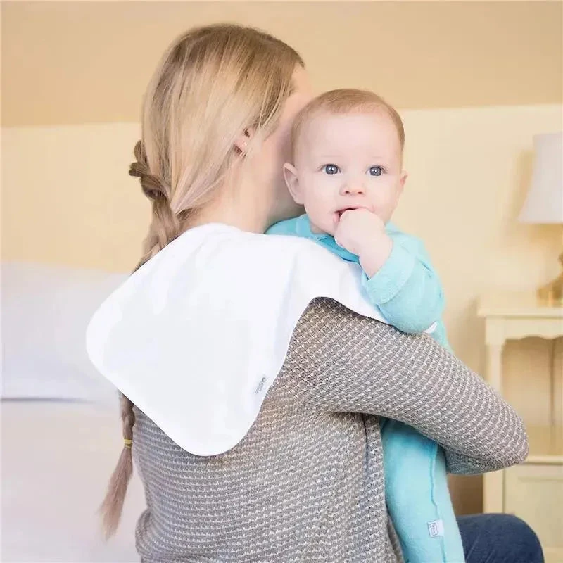 Green Sprouts - 5Pk Stay-Dry Burp Pads, Rose 4 Green Sprouts - 5Pk Stay-Dry Burp Pads, Rose - Image 2