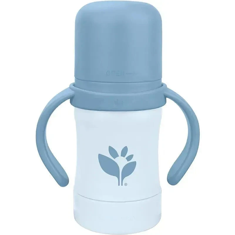 Green Sprouts - 6 Oz Sprout Ware Sip & Straw, Blueberry 4 Green Sprouts - 6 Oz Sprout Ware Sip & Straw, Blueberry - Image 2