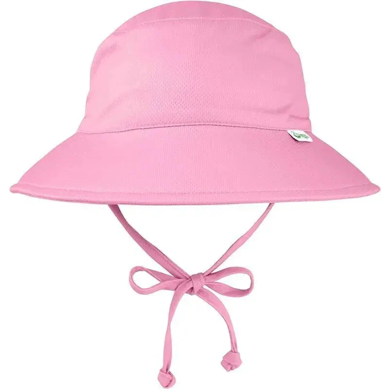 Green Sprouts - Baby Breathable Swim & Sun Bucket Hat, Light Pink 3 Green Sprouts - Baby Breathable Swim & Sun Bucket Hat, Light Pink