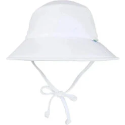 Green Sprouts - Baby Breathable Swim & Sun Bucket Hat, White