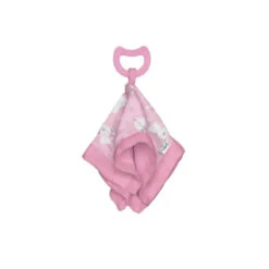 Green Sprouts - Snuggle Blankie Teether Made From Organic Cotton, Pink Bunny