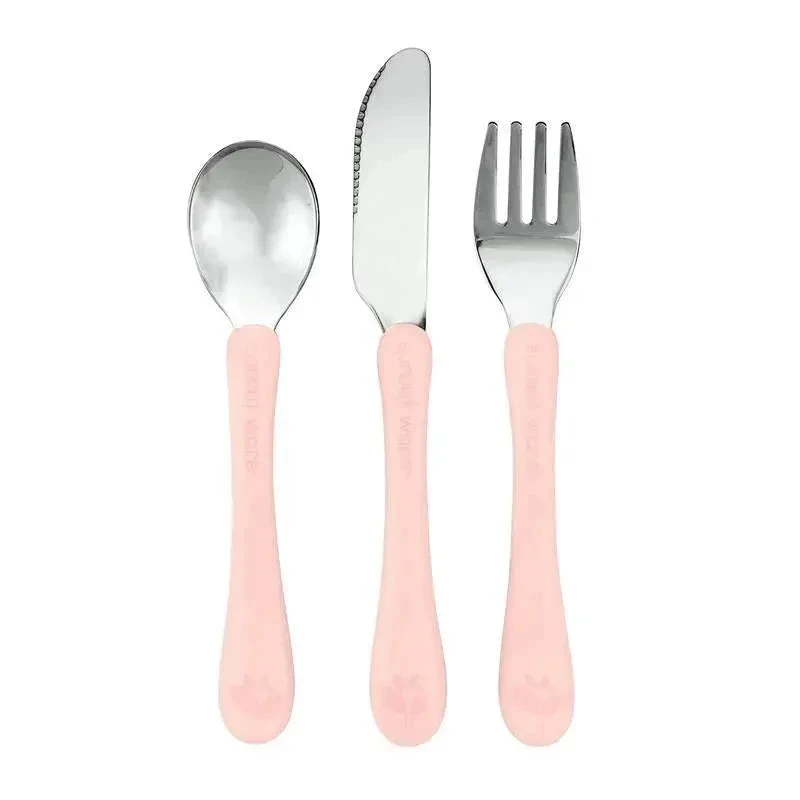 Green Sprouts - Stainless Steel & Sprout Ware Kids Cutlery, Light Grapefruit 3 Green Sprouts - Stainless Steel & Sprout Ware Kids Cutlery, Light Grapefruit