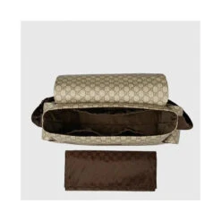 Gucci GG Plus Supreme Diaper Bag, Beige -Macro Baby Store gucci gg plus supreme diaper bag beige image 6