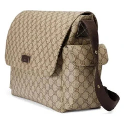 Gucci Supreme Diaper Bag With Changing Pad, Beige 17 Gucci Supreme Diaper Bag With Changing Pad, Beige -Macro Baby Store gucci supreme diaper bag with changing pad beige image 11