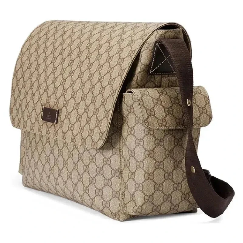 Gucci Supreme Diaper Bag With Changing Pad, Beige 8 Gucci Supreme Diaper Bag With Changing Pad, Beige - Image 6