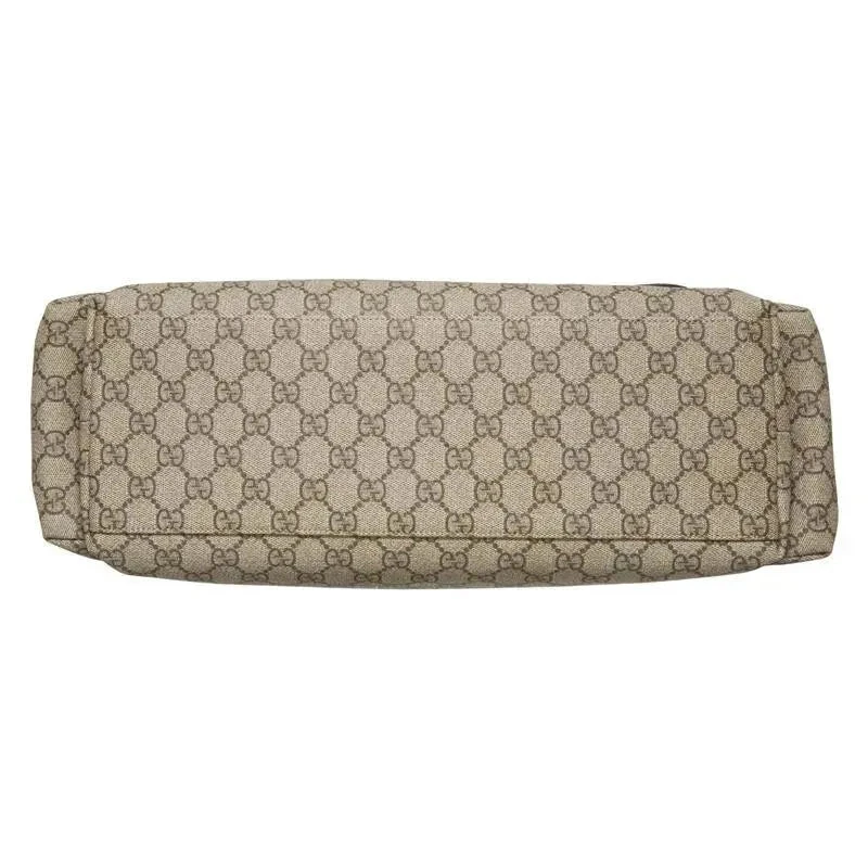 Gucci Supreme Diaper Bag With Changing Pad, Beige 11 Gucci Supreme Diaper Bag With Changing Pad, Beige - Image 9