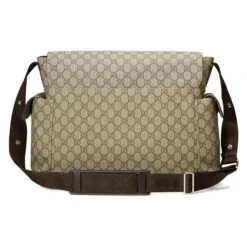 Gucci Supreme Diaper Bag With Changing Pad, Beige 21 Gucci Supreme Diaper Bag With Changing Pad, Beige -Macro Baby Store gucci supreme diaper bag with changing pad beige image 19