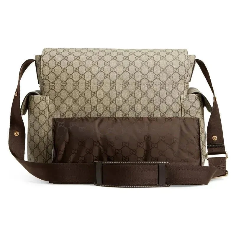 Gucci Supreme Diaper Bag With Changing Pad, Beige 5 Gucci Supreme Diaper Bag With Changing Pad, Beige - Image 3