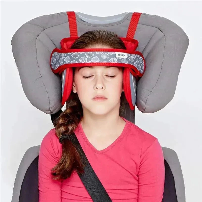 Headovations (Nap Up) - Child Head Support For Car Seats, Red 3 Headovations (Nap Up) - Child Head Support For Car Seats, Red
