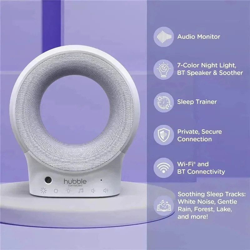 Hubble - Wi-Fi Baby White Noise, Eclipse Soother 5 Hubble - Wi-Fi Baby White Noise, Eclipse Soother - Image 3