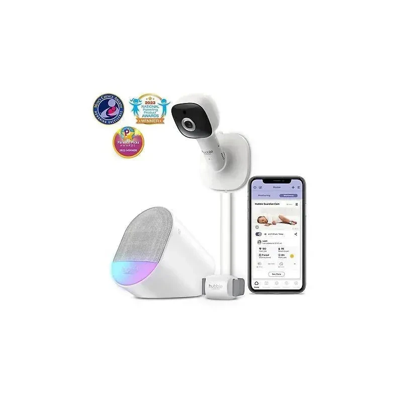 Hubble - Wi-Fi Connected Guardian Cam, White 8 Hubble - Wi-Fi Connected Guardian Cam, White - Image 6