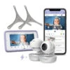 Hubble - Wi-Fi Nursery Pal Deluxe Twin 5 Smart Hd Baby Monitor With Touch Screen Viewer & Portable Twin Cameras -Macro Baby Store hubble nursery pal deluxe twin 5 smart hd baby monitor with touch screen viewer portable twin cameras image 1