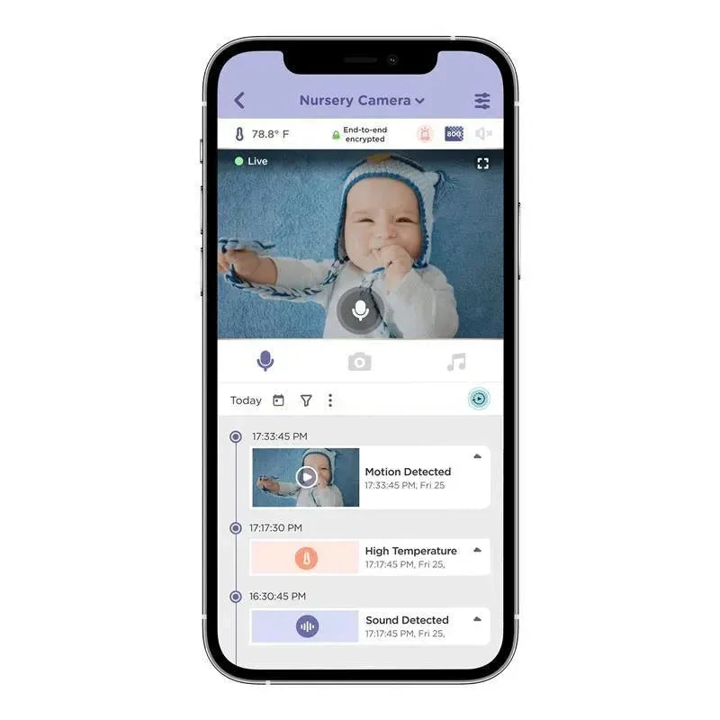 Hubble - Wi-Fi Nursery Pal Deluxe Twin 5 Smart Hd Baby Monitor With Touch Screen Viewer & Portable Twin Cameras 6 Hubble - Wi-Fi Nursery Pal Deluxe Twin 5 Smart Hd Baby Monitor With Touch Screen Viewer & Portable Twin Cameras - Image 4