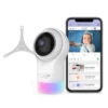 Hubble - Wi-Fi Nursery Pal Glow Deluxe Smart Hd Baby Monitor With Night Light & Flexible Mounting Grip -Macro Baby Store hubble nursery pal glow deluxe smart hd baby monitor with night light flexible mounting grip image 1